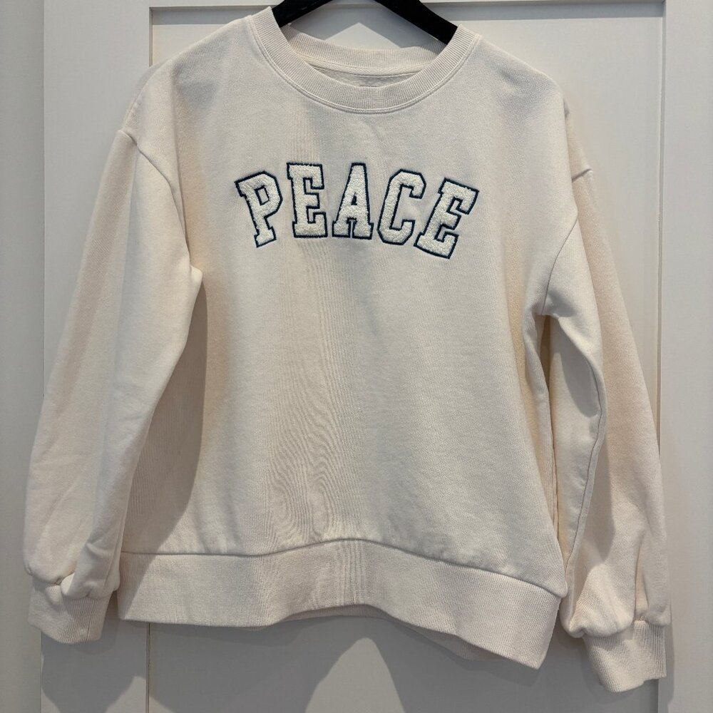 "Peace" Graphic Sweatshirt